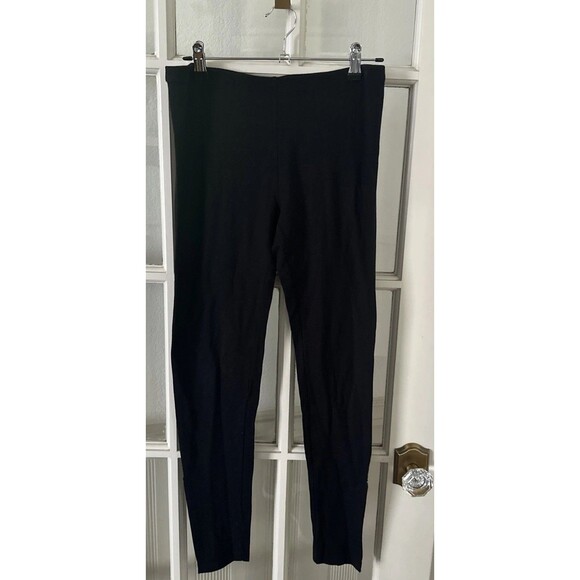 Black Zipper Ankle Leggings Women's Medium NWOT - Picture 1 of 10